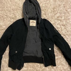 Hollister black jacket